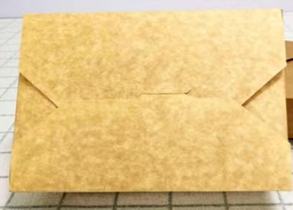 定做牛皮紙打包盒：單蓋，雙格，不同容量大小