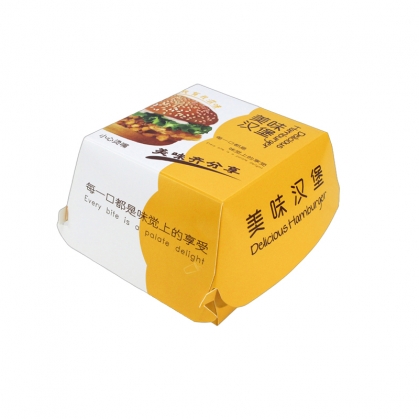 白卡紙漢堡盒定做